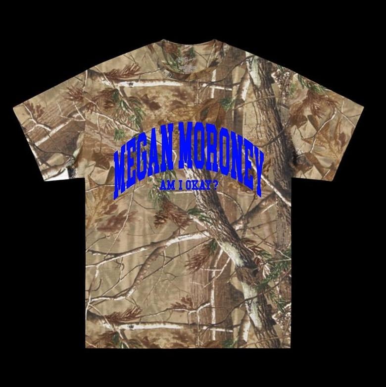 Am I Okay? Camo Graphic Tee, Forest Print Unisex T-Shirt