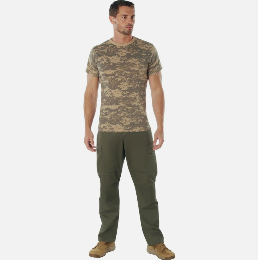 Rothco - Men's Digital Camo T-Shirt, ACU Digital Camo,