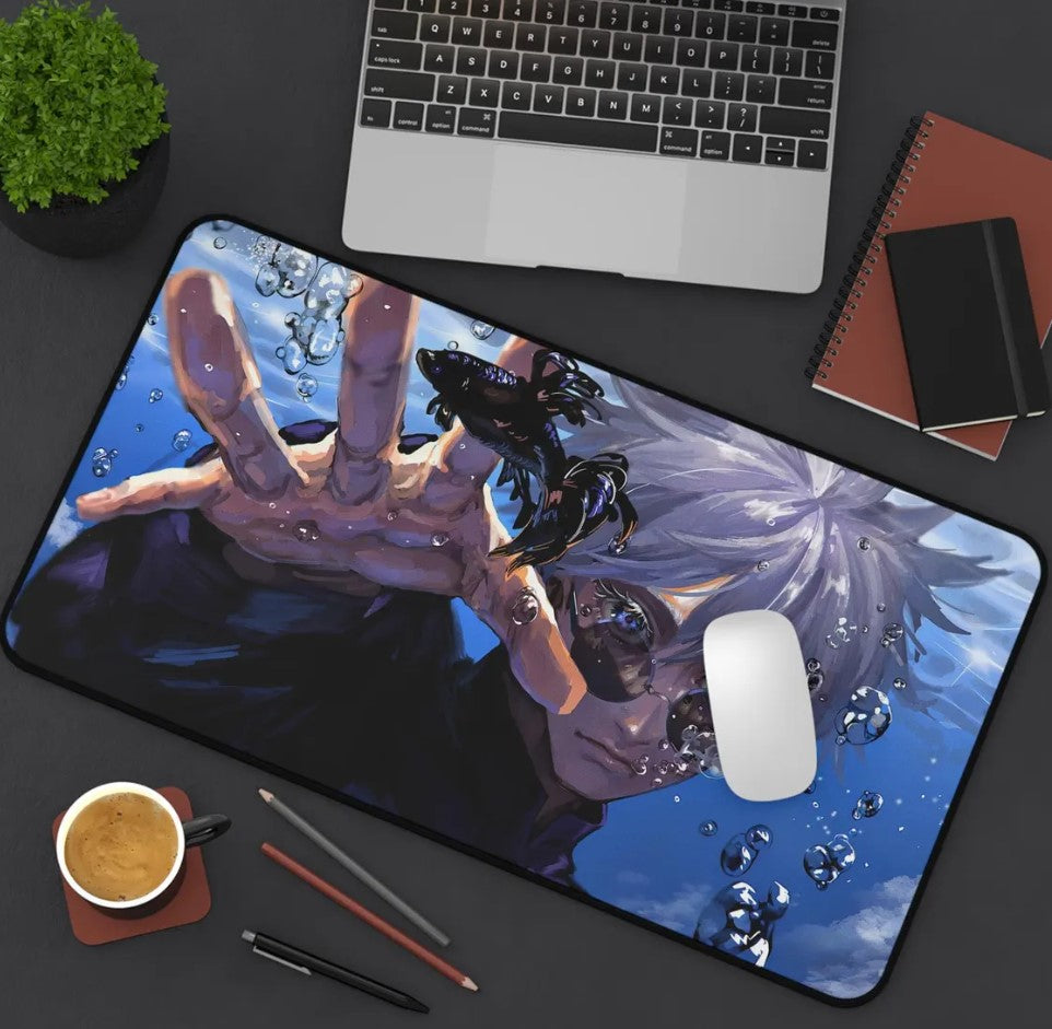 Anime Jujutsu Kaisen Gojo Satoru Desk Mat, Mouse Pad, Choose Size