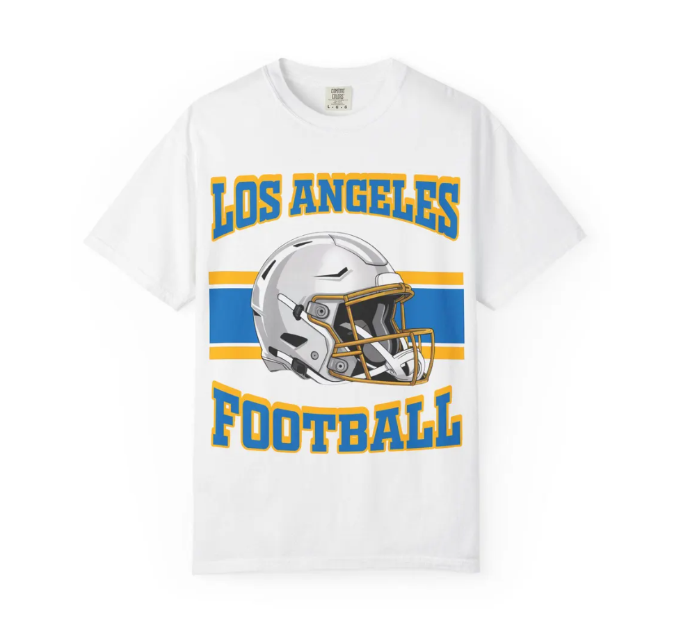 Los Angeles Chargers Shirt for Football Fans, NFL Team Gear, Chargers Tee, Gift for Sports Lovers, LA Football Fan Tee, Game Day Shirt