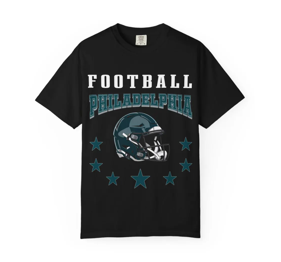 Philadelphia Eagles Football T-Shirt, Philadelphia Football Tee, Eagles Gear, Retro NFL Shirt