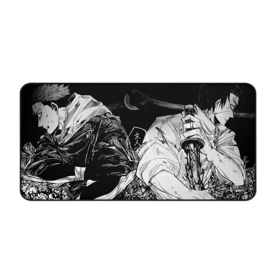 Anime Jujutsu Kaisen Sukuna-Yuji Desk Mat, Mouse Pad, Choose Size