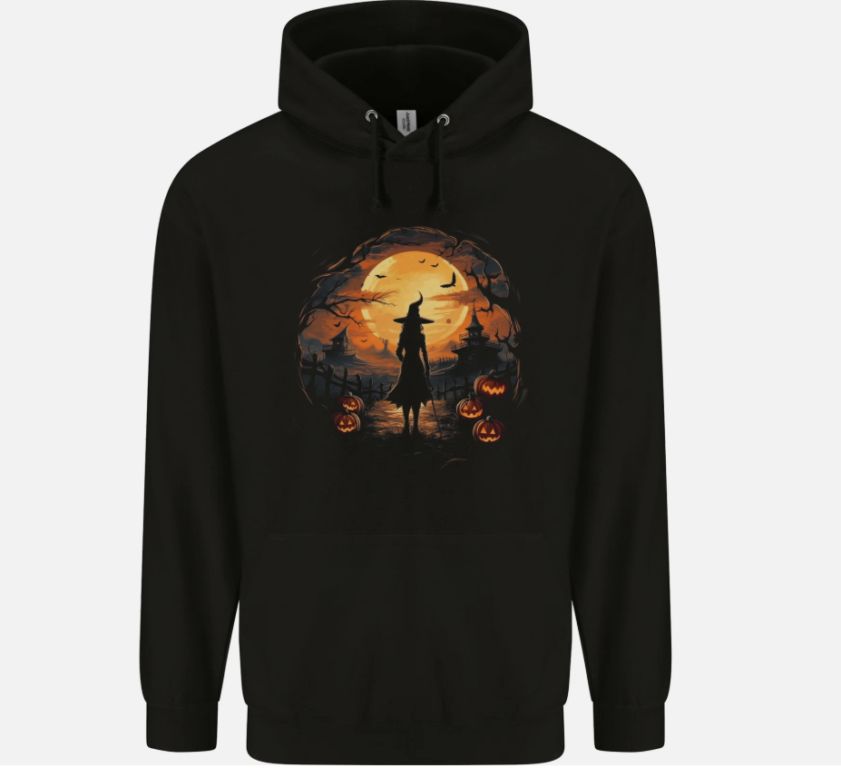 Witch Halloween Sunset Mens