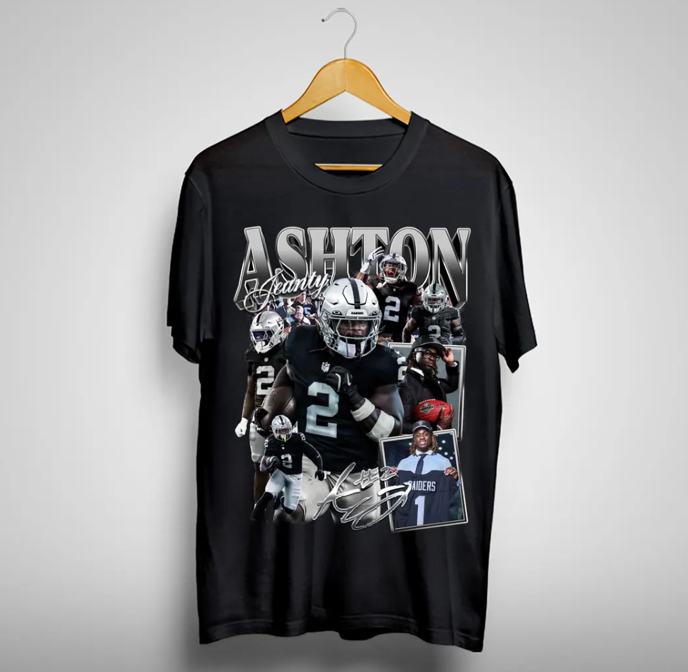 Ashton Jeanty v2 Travis Hunter Cam Ward Deion Sanders Heisman Dillion Gabriel Shadeur Sanders Vintage College Football Vintage NFL Shirt
