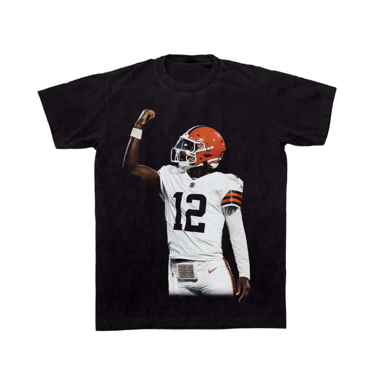 Shedeur Sander Wrist Up Oversized Bootleg Browns Tee, Cleveland Prime Time Dawg Pound Throwback Vintage Prime t- shirt, trendy birthday gift!