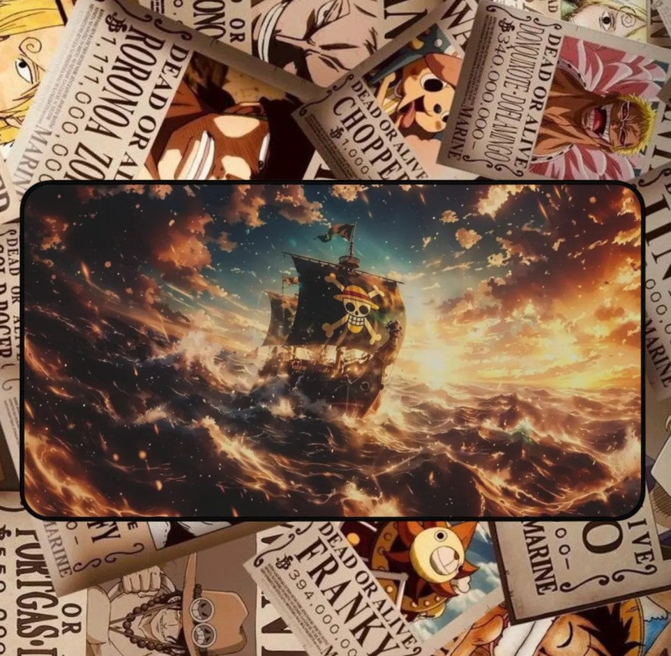 Anime One Piece SunnyDesk Mat, Mouse Pad, Choose Size