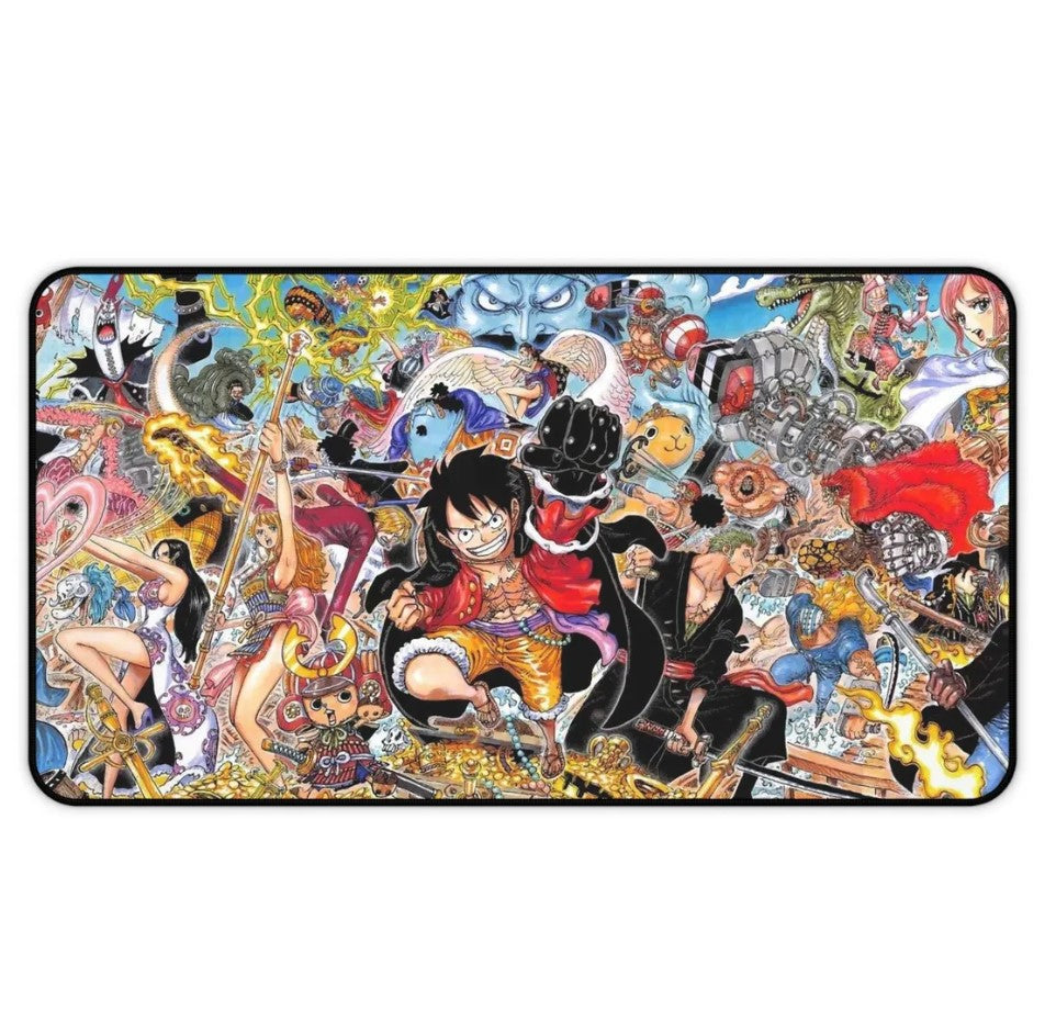 Anime One Piece Luffy Desk Mat, Mouse Pad, Choose Size