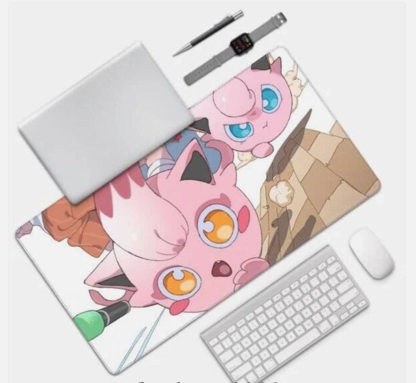 Board Card Game Pokemon Jigglypuff Gaming Mouse Pad PTCG CCG MTG Play Mat, Choose Size