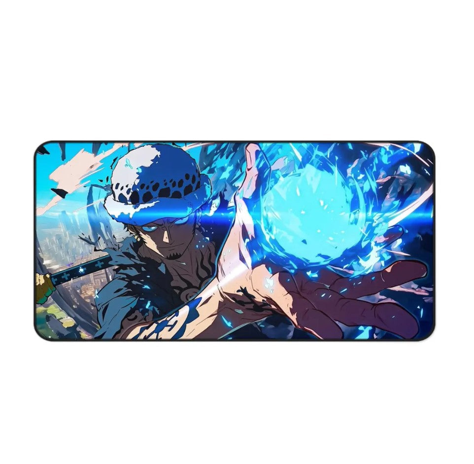 Anime One Piece Law Desk Mat, Mouse Pad, Choose Size