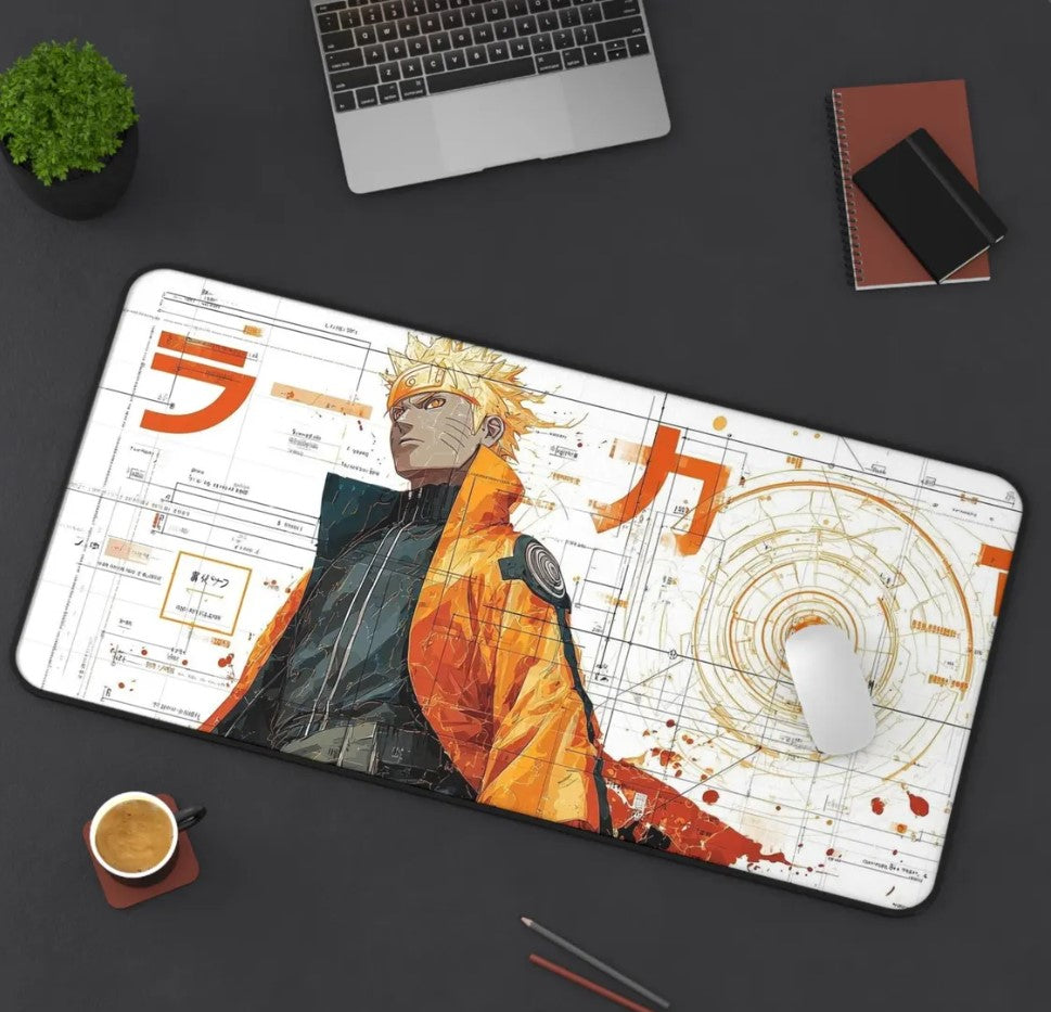 Naruto Anime Desk Mat, Mouse Pad, Choose Size