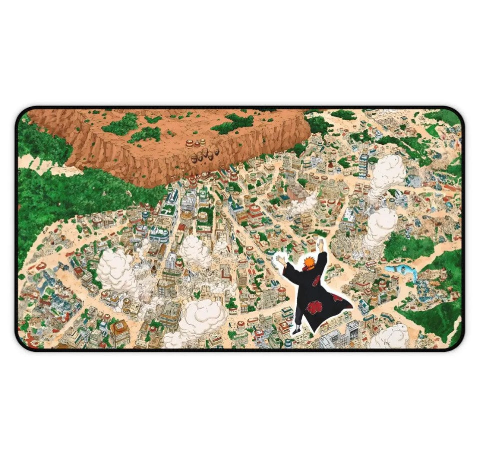 Anime Naruto Pain Desk Mat, Mouse Pad, Gamer Gift, Anime Fan, Choose Size