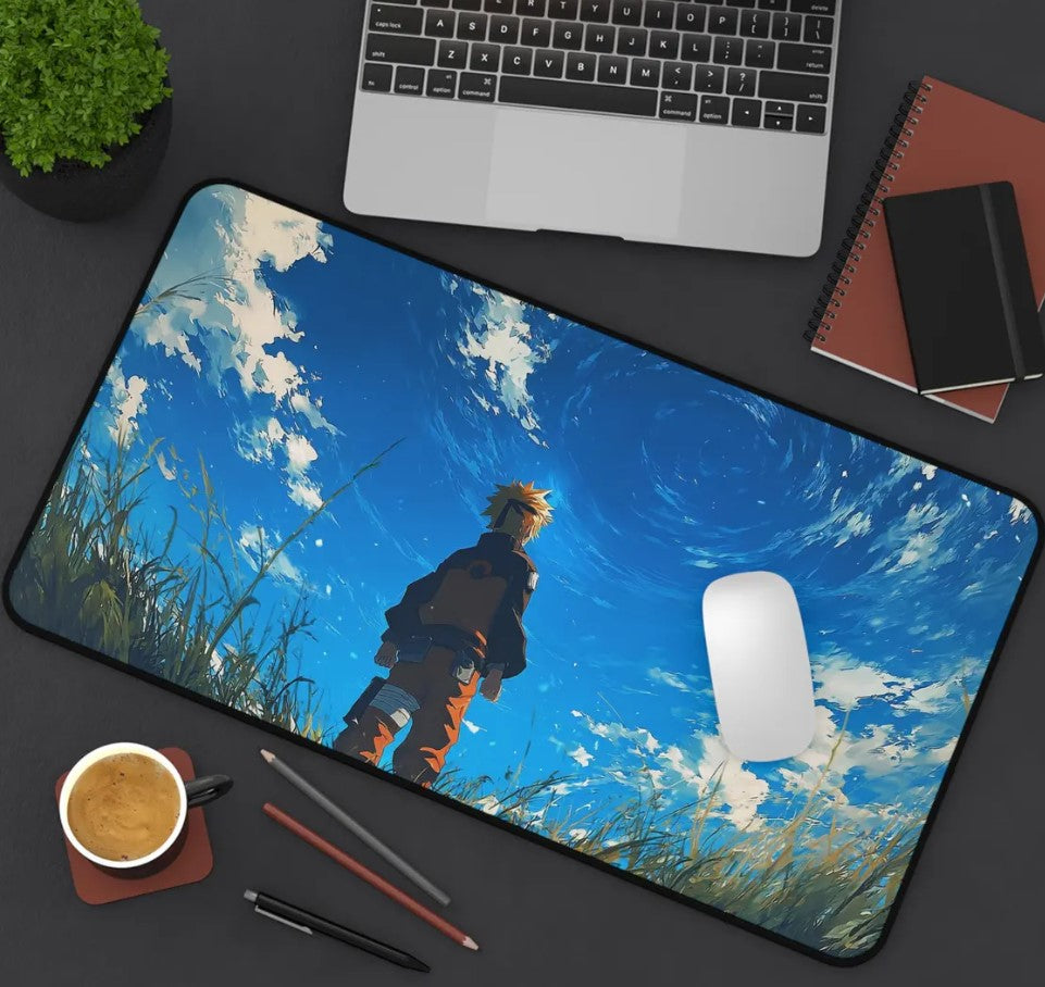 Naruto Anime Desk Mat: Custom Mouse Pad for Gamers & Studentsc, Choose Size