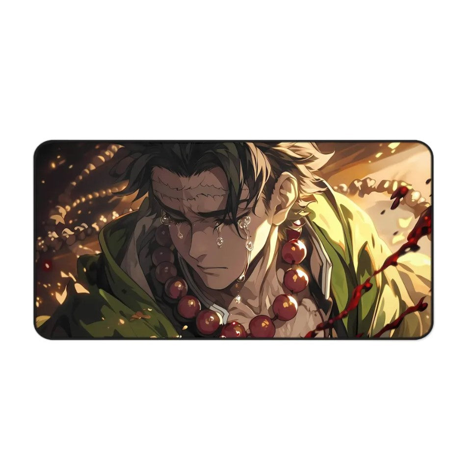 Anime Demon Slayer Gyomei Himejima Desk Mat, Mouse Pad, Choose Size