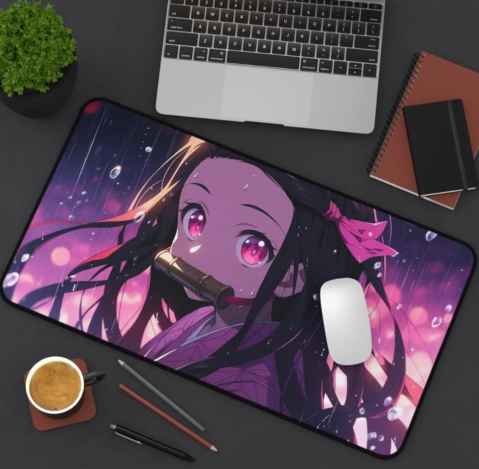 Anime Demon Slayer Nezuko Desk Mat, Mouse Pad, Choose Size