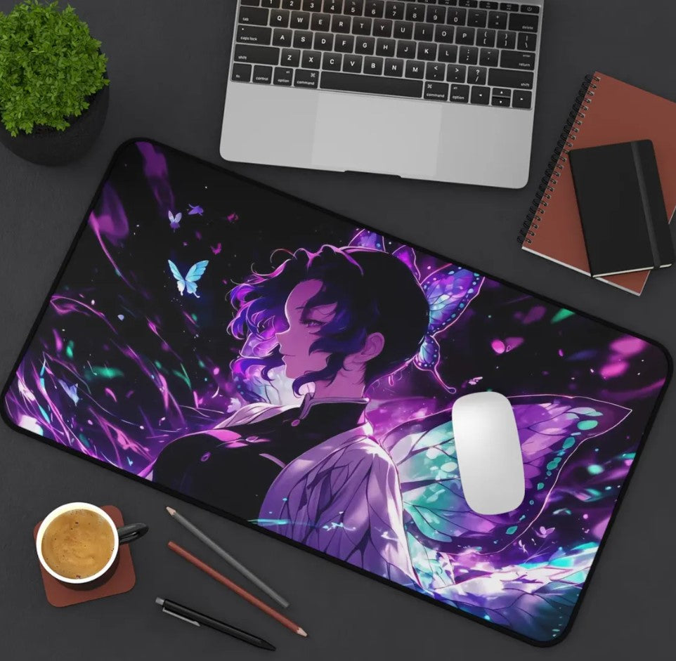 Anime Demon Slayer Shinobu Kocho Desk Mat, Mouse Pad, Choose Size