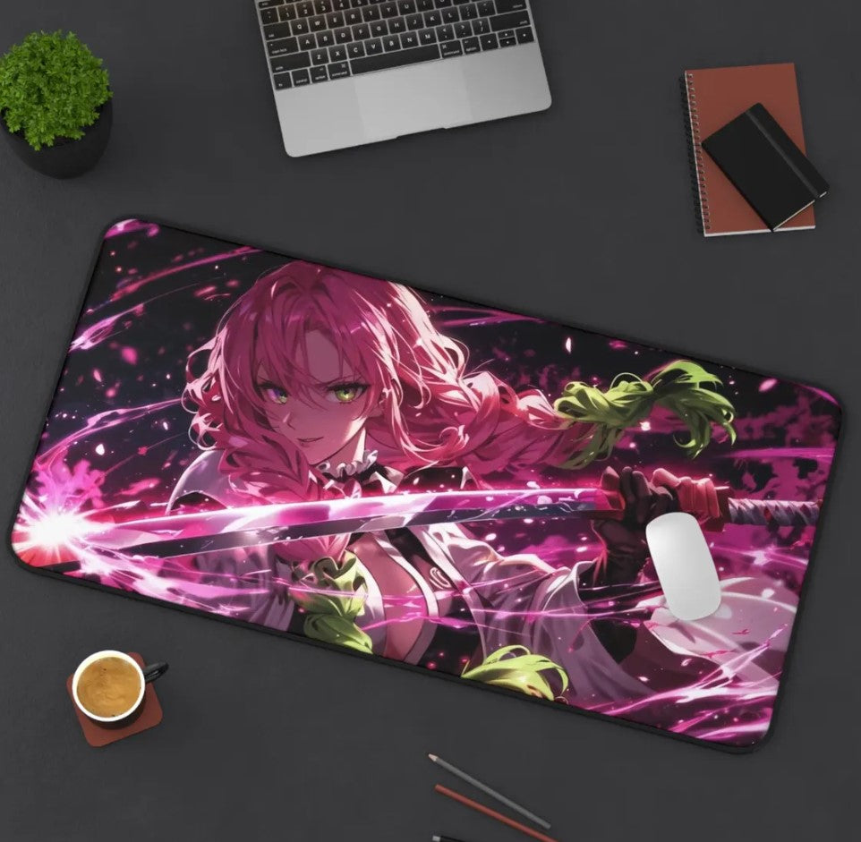 Anime Demon Slayer Mitsuri Kanjori Desk Mat, Mouse Pad, Choose Size
