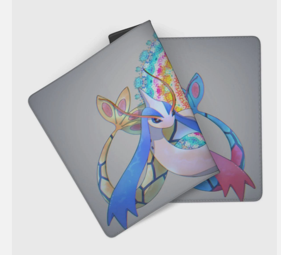 Board Card Game Pokemon Milotic Mouse Pad PTCG CCG MTG HD Play Mat