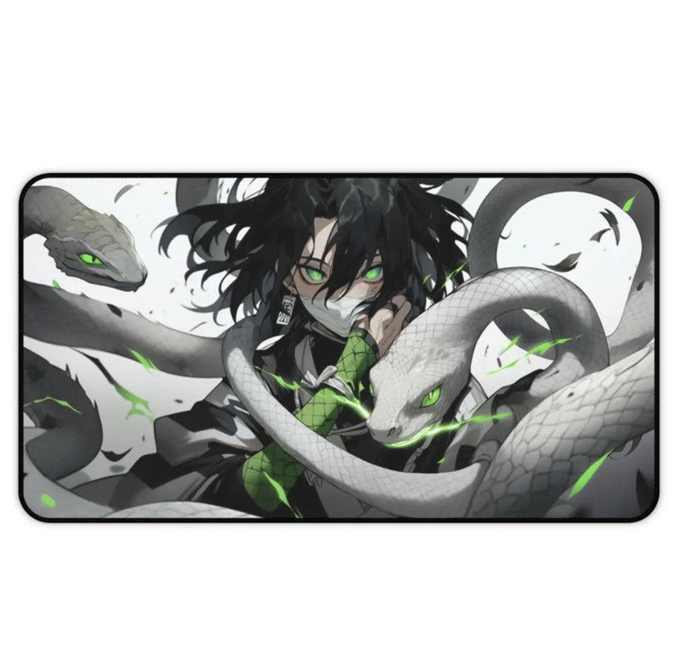 Anime Demon Slayer Obanai Desk Mat, Mouse Pad, Choose Size