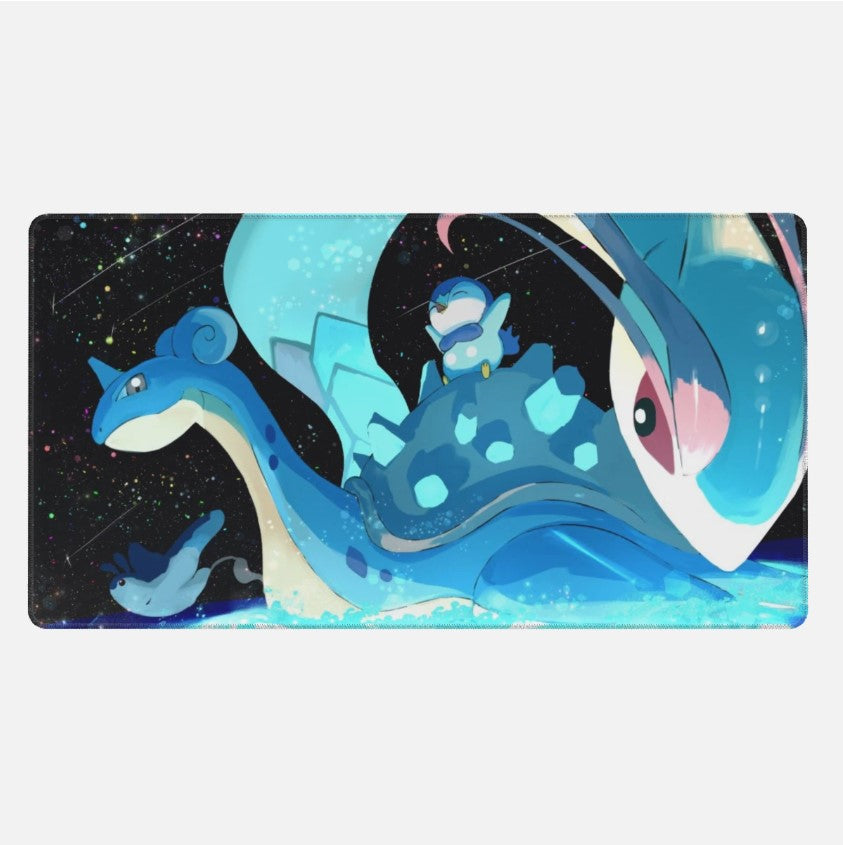 Board Card Game Pokemon Lapras Mouse Pad PTCG CCG MTG Play Mat , Choose Size