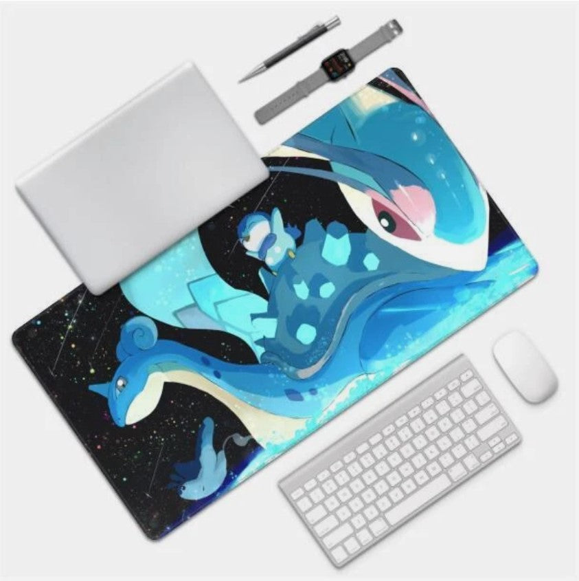 Board Card Game Pokemon Lapras Mouse Pad PTCG CCG MTG Play Mat , Choose Size