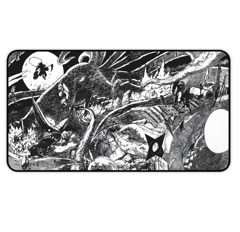 Anime Naruto Madara x Hashirama Desk Mat, Mouse Pad, Gamer Gift, Anime Fan, Choose Size
