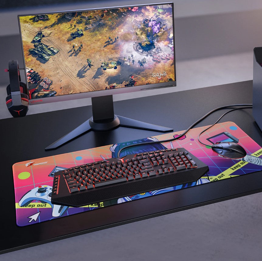 Colorful Igame CyberPunk Mouse Pad, Choose Size