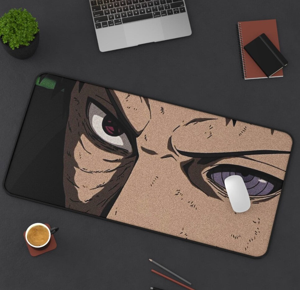 Anime Naruto Obito Desk Mat, Mouse Pad, Gamer Gift, Anime Fan, Choose Size
