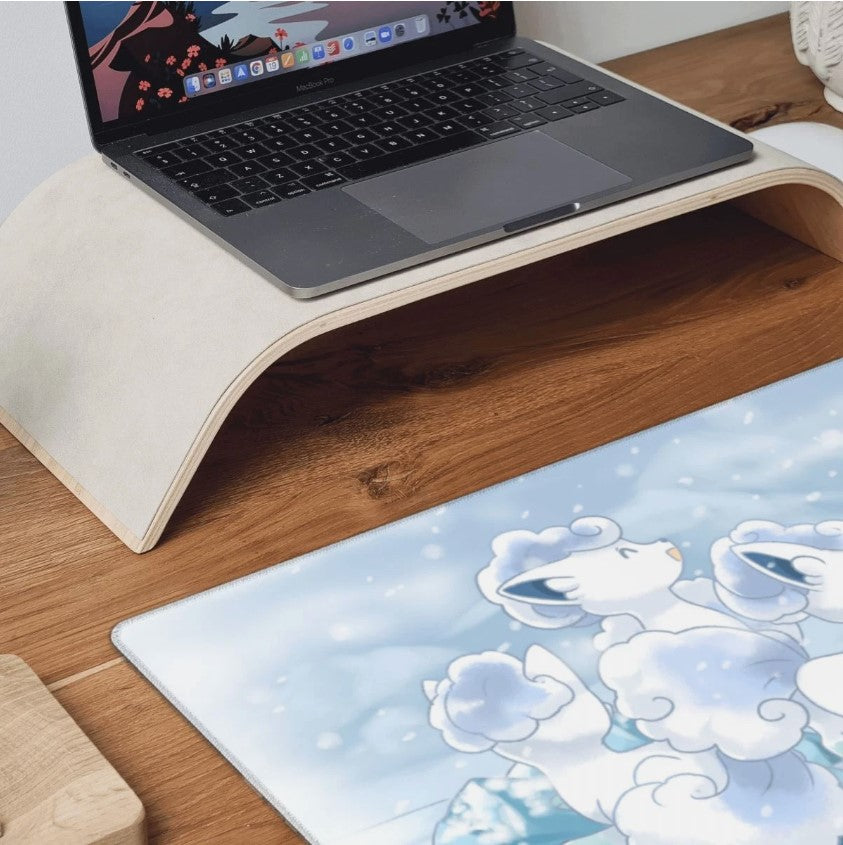Board Card Game Pokemon Alolan Vulpix Mouse Pad PTCG CCG MTG Games Play Mat, Choose Size
