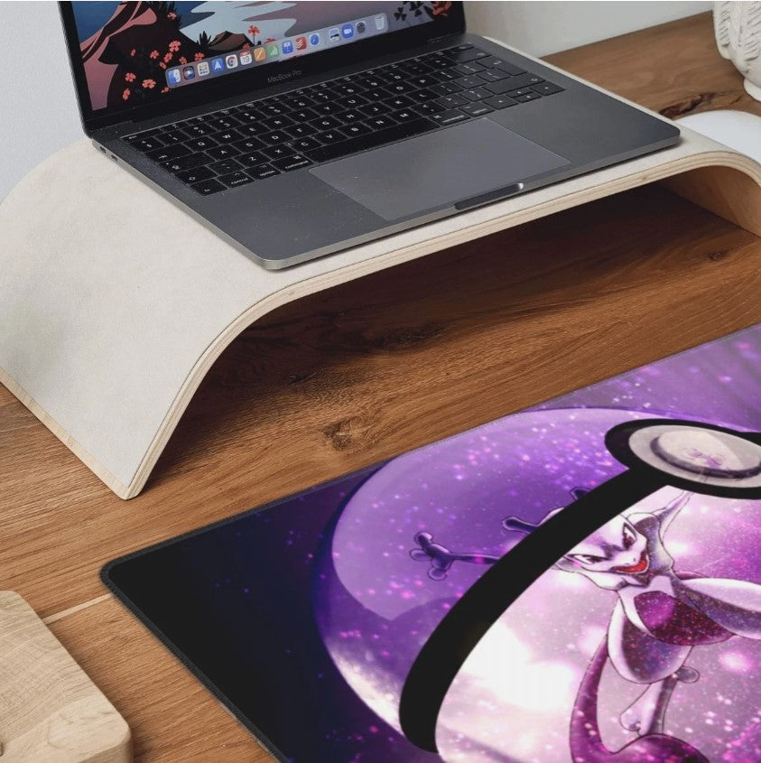 Board Card Game Pokemon Mewtwo Mouse Pad PTCG CCG MTG Play Mat , Choose Size