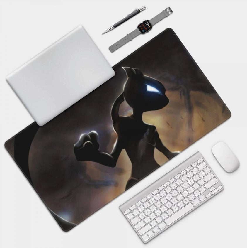 Board Card Game Pokemon Mewtwo Mouse Pad HD PTCG CCG MTG Games Play Mat , Choose Size