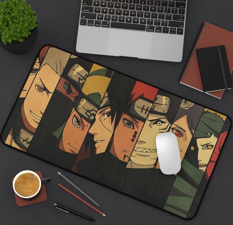Anime Desk Mat: Neoprene Gaming Mouse Pad, Otaku Office Decor,Choose Size