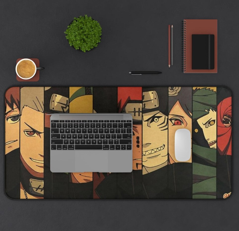Anime Desk Mat: Neoprene Gaming Mouse Pad, Otaku Office Decor,Choose Size