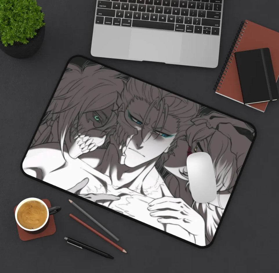 Anime Bleach Ichigo x Aizen Desk Mat, Mouse Pad, Gamers Gift, Anime Fans, Choose Size