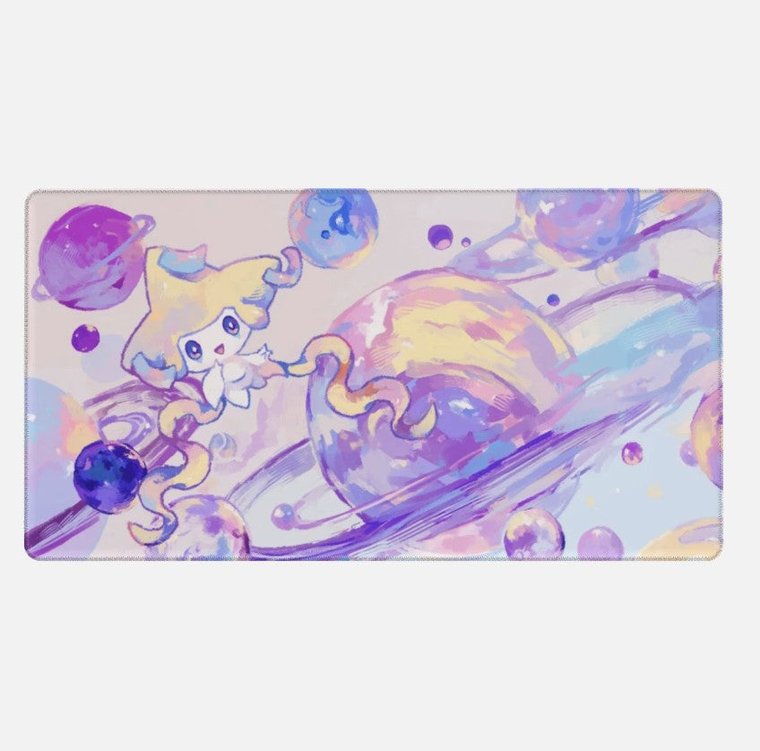 Board Card Game Pokemon Jirach Gaming Mouse Pad PTCG CCG MTG Play Mat, Choose Size