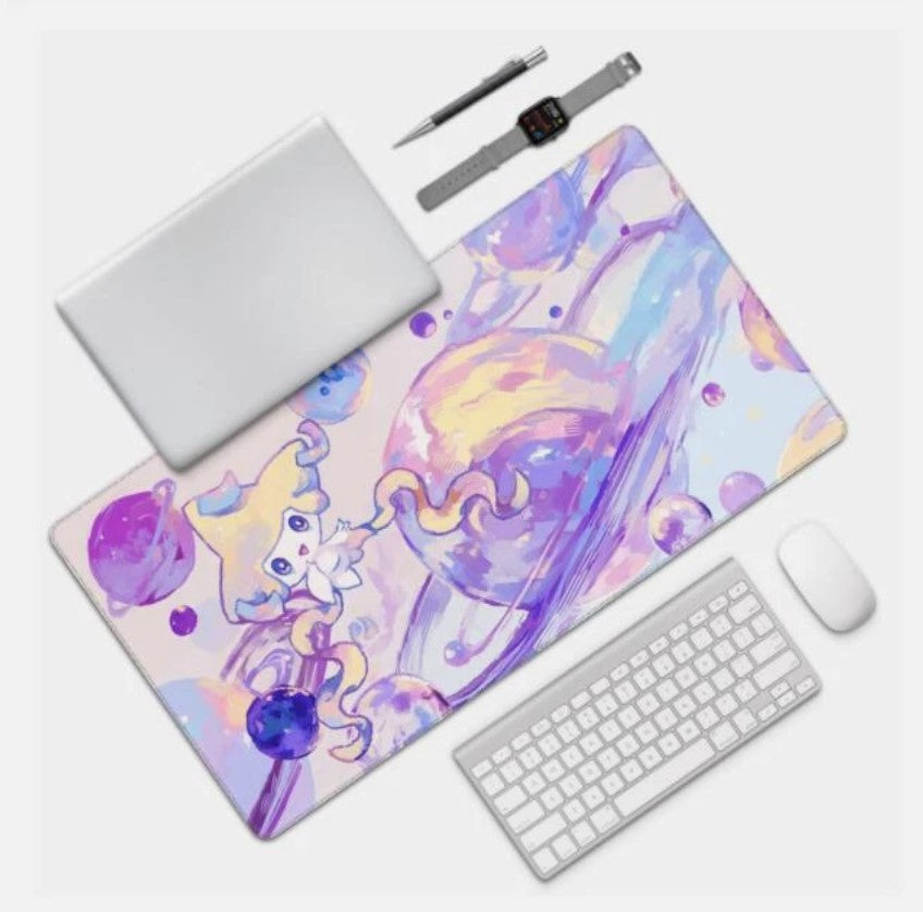 Board Card Game Pokemon Jirach Gaming Mouse Pad PTCG CCG MTG Play Mat, Choose Size