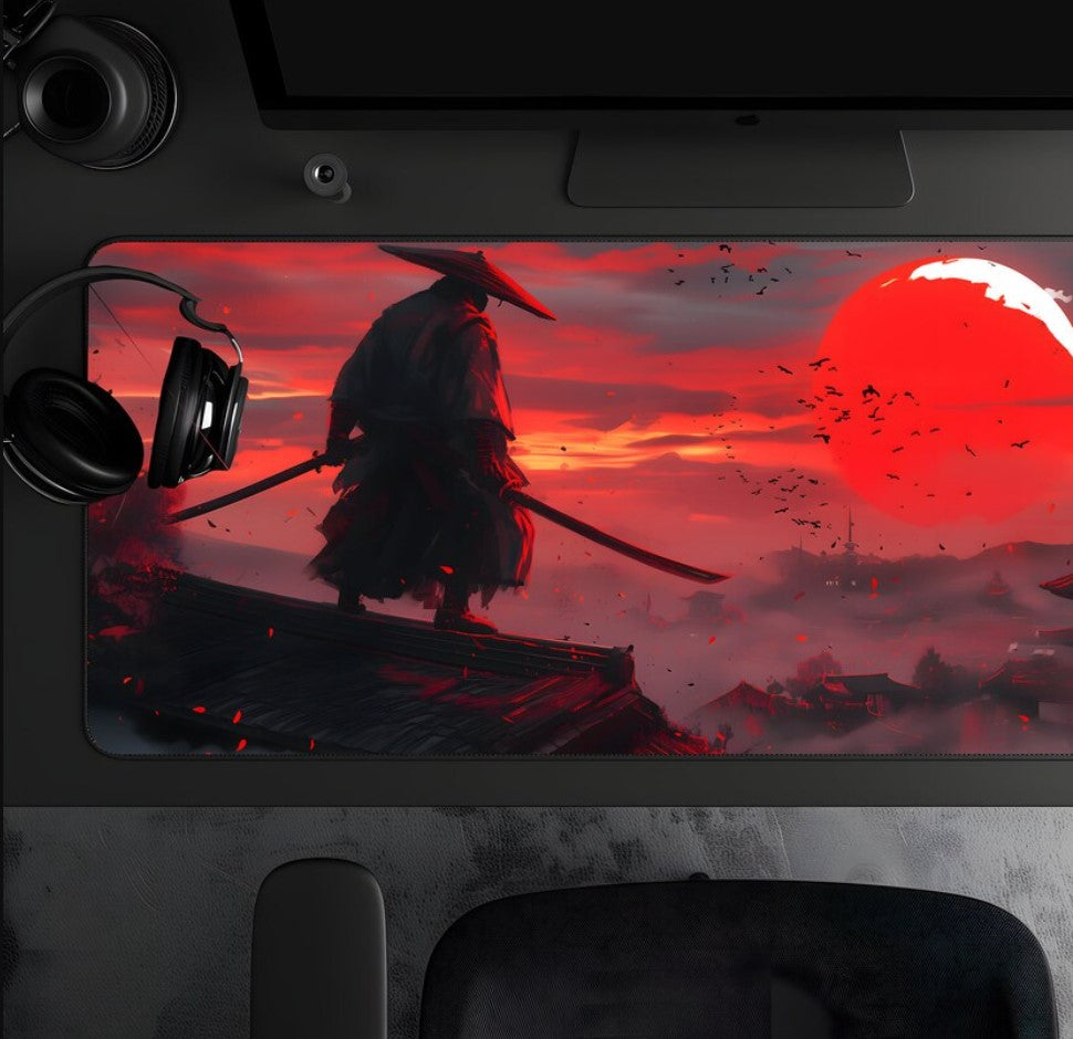 Kamui Anime Deskmat Ninja Desk Mat 3 Sizes Cute Art Anime Mouse Pad Trendy Decor Gift Computer Accessories,Choose Size