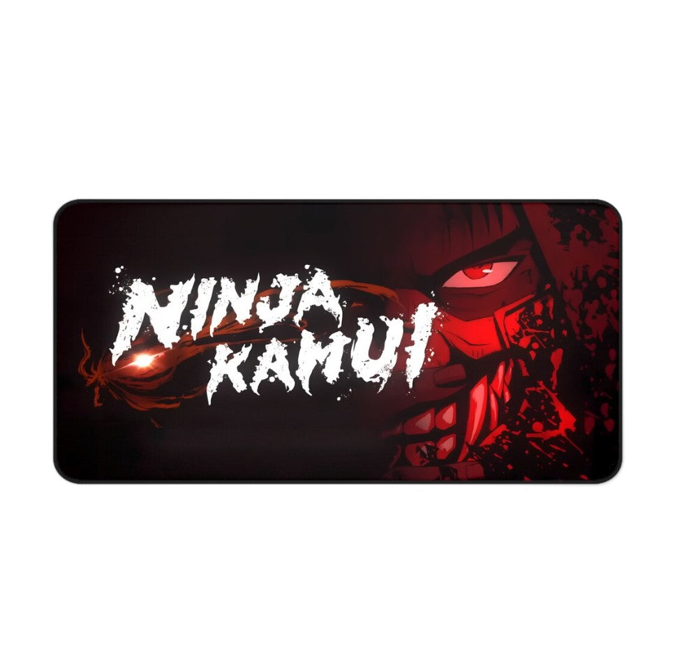 Kamui Anime Deskmat Ninja Desk Mat Cute Art Anime Mouse Pad Trendy Decor Gift Computer Accessories,Choose Size