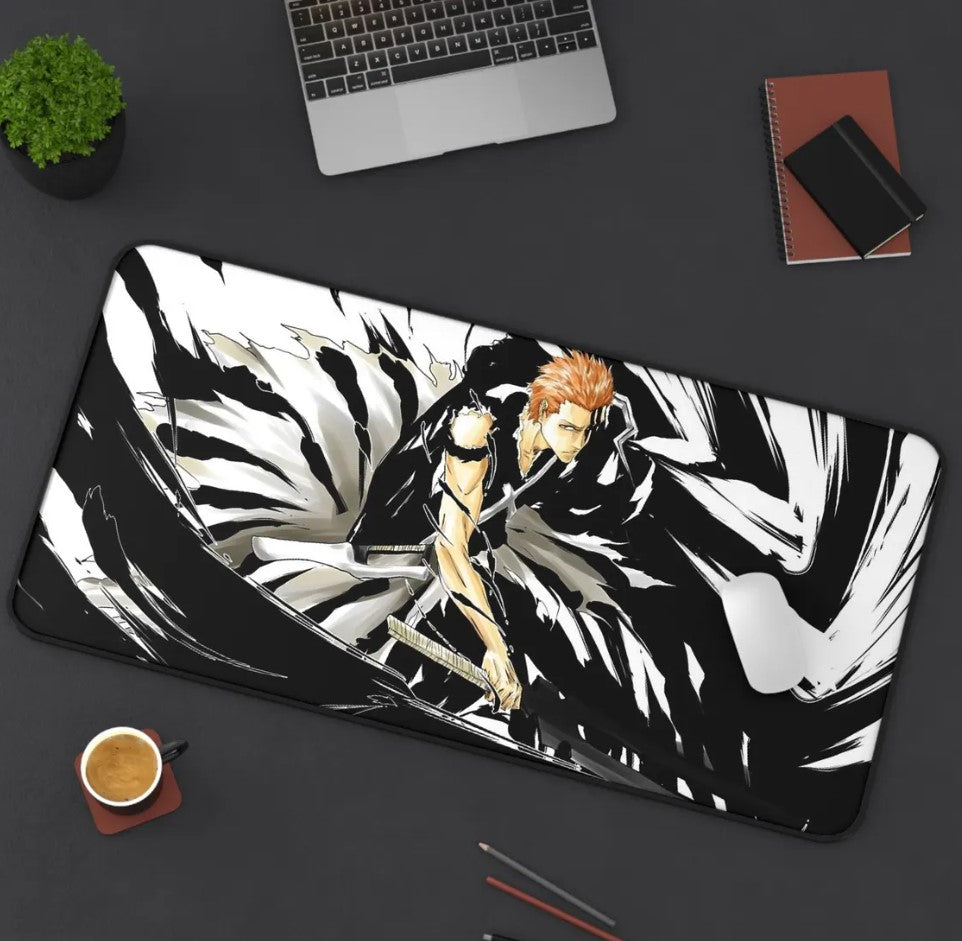 Anime Bleach Ichigo Desk Mat, Mouse Pad, Gamers Gift, Anime Fan, Choose Size