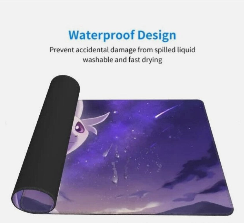 Board Card Game Pokemon Espeon Gaming Mouse Pad PTCG CCG MTG Play Mat, Choose Size