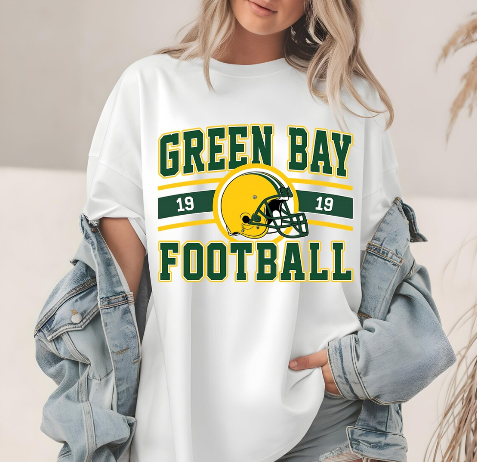 Green Bay Football T-shirt,Vintage Style t-shirt, Green Bay Packers t-shirt, Gift for Football Fans