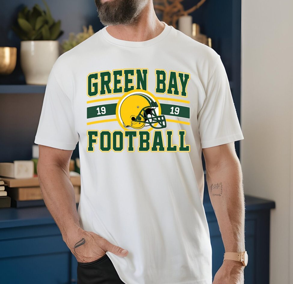 Green Bay Football T-shirt,Vintage Style t-shirt, Green Bay Packers t-shirt, Gift for Football Fans