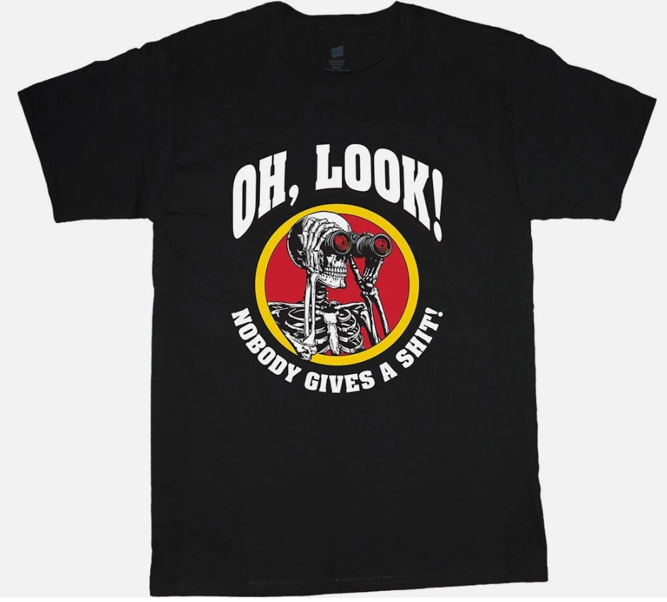 Funny Rude Offensive T-shirt For Men Graphic Tees Skeleton Funniest Tee Shirts