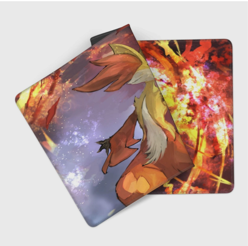 Board Card Game Pokemon Delphox 3746 Gaming Mouse Pad PTCG CCG MTG Play Mat