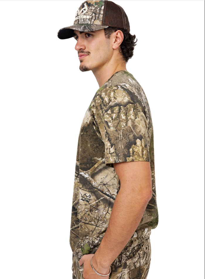 Men's Short Sleeve Cotton Hunting Shirt Realtree APX