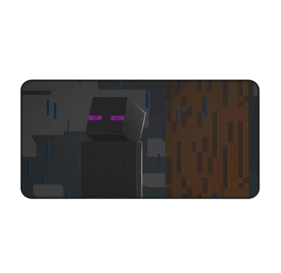 Minecraft-Inspired Desk Mat, Gamer Mouse Pad, Unique Computer Accessory, Kids' Room Decor, Gift for Gaming Enthusiasts, Choose Size