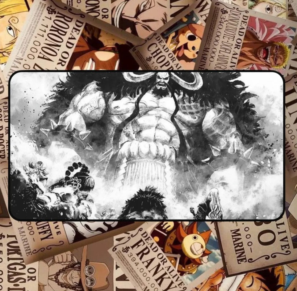 Anime One Piece Kaido x Kidd Desk Mat, Mouse Pad, Choose Size