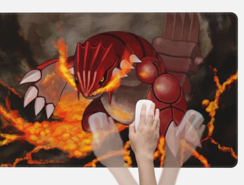 Board Card Game Pokemon Groudon Gaming Mouse Pad PTCG CCG MTG Play Mat, Choose Size