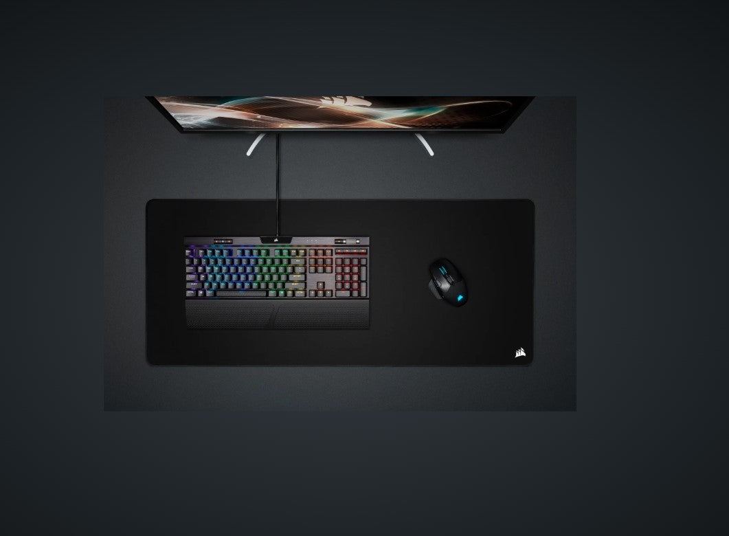 MM350 PRO Spill-Proof Cloth Gaming Mouse Pad – Black