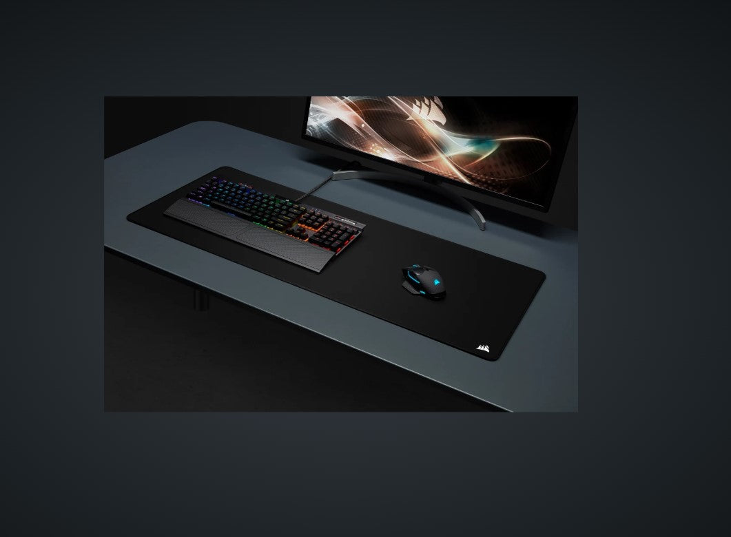 MM350 PRO Spill-Proof Cloth Gaming Mouse Pad – Black