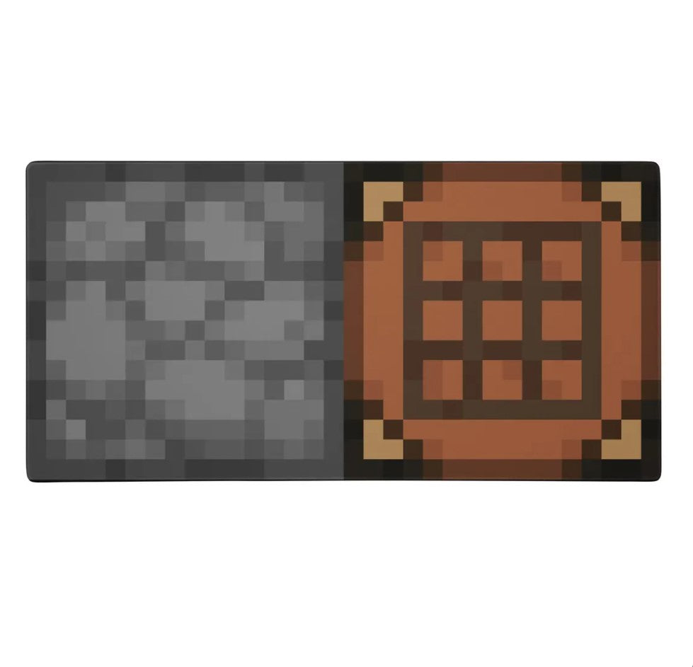 Crafting Table and Furnace- Minecraft Inspired Mousepadc, Choose Size